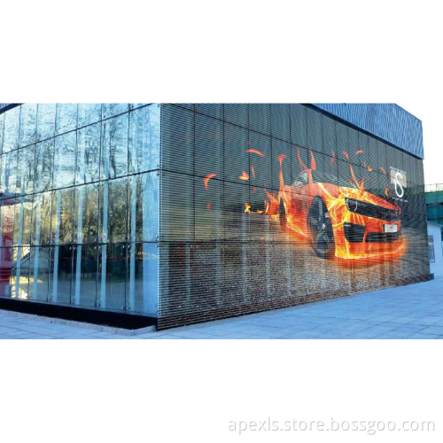 Creative new design glass led display
